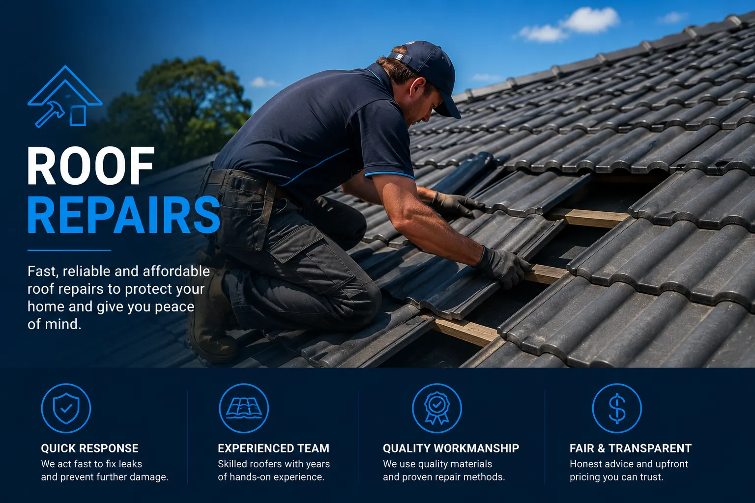 Roof Leak Repair in Bayside