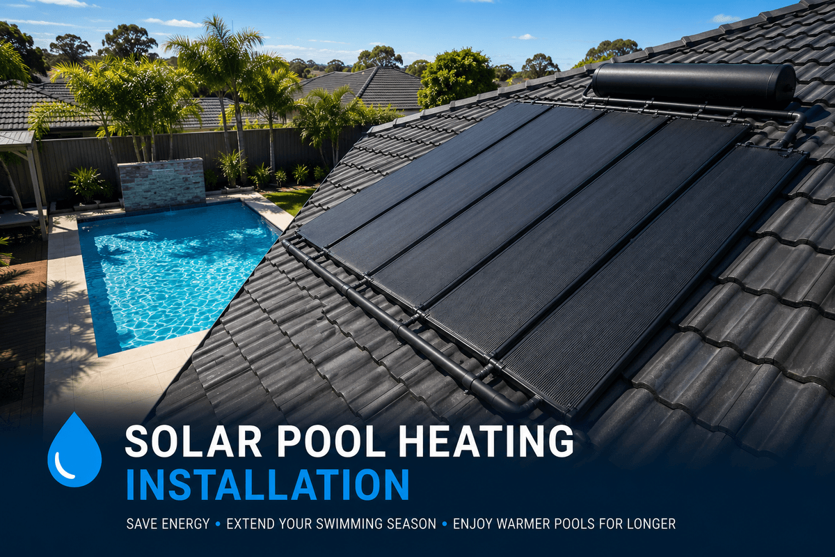 Solar Pool Heating Installation